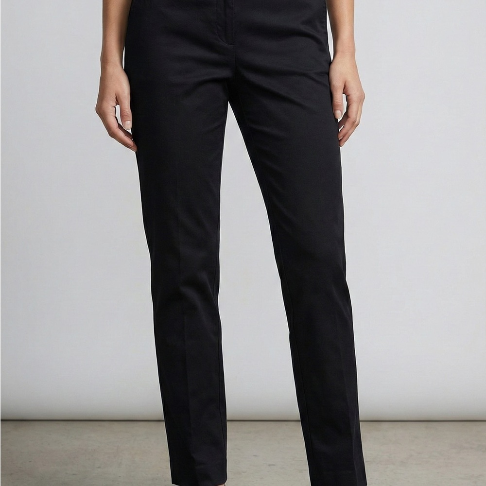 Ralph Lauren Black Straight-Leg Pants